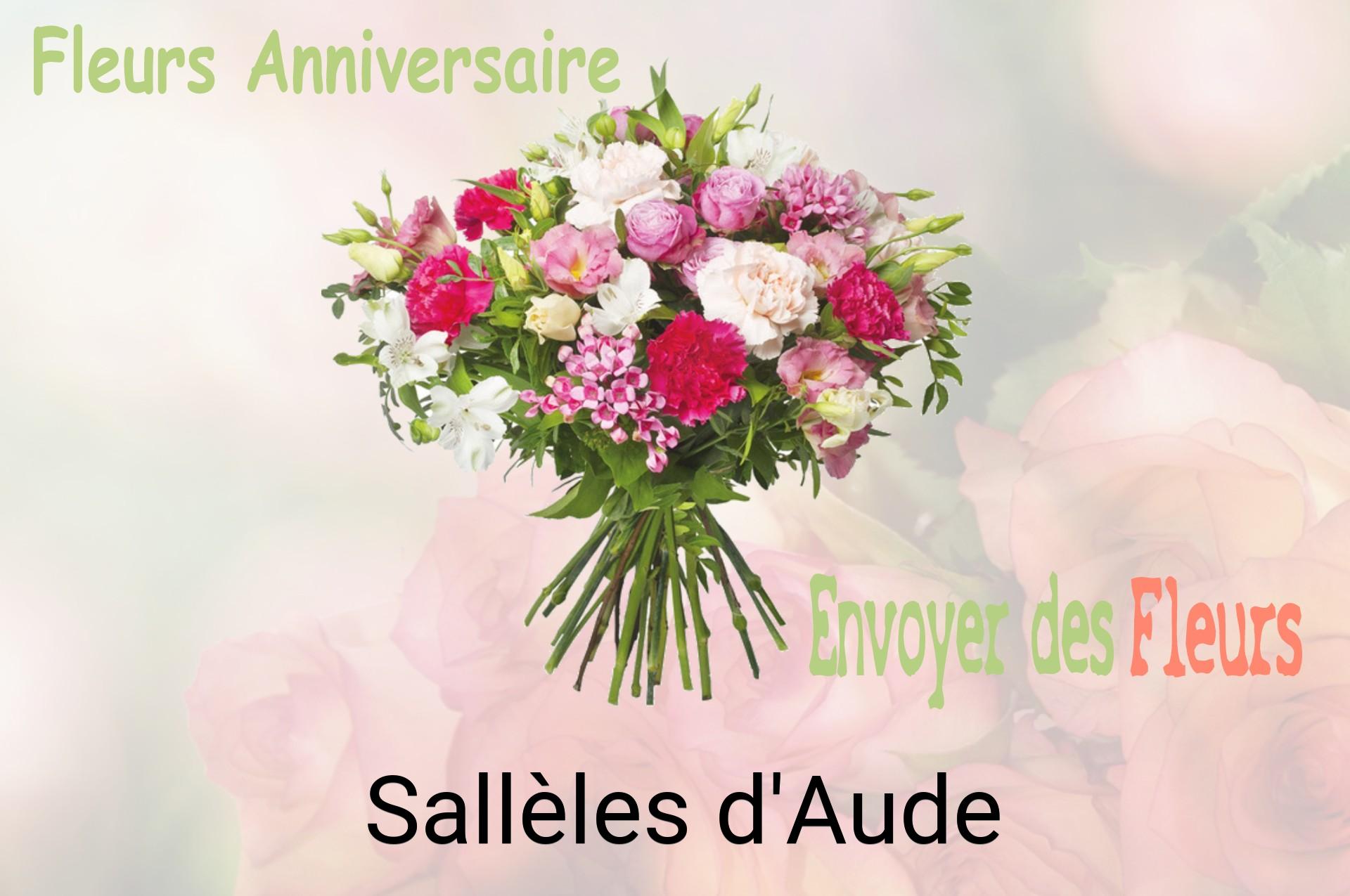Bouquet de fleurs d’anniversaire livré à Sallèles-d'Aude