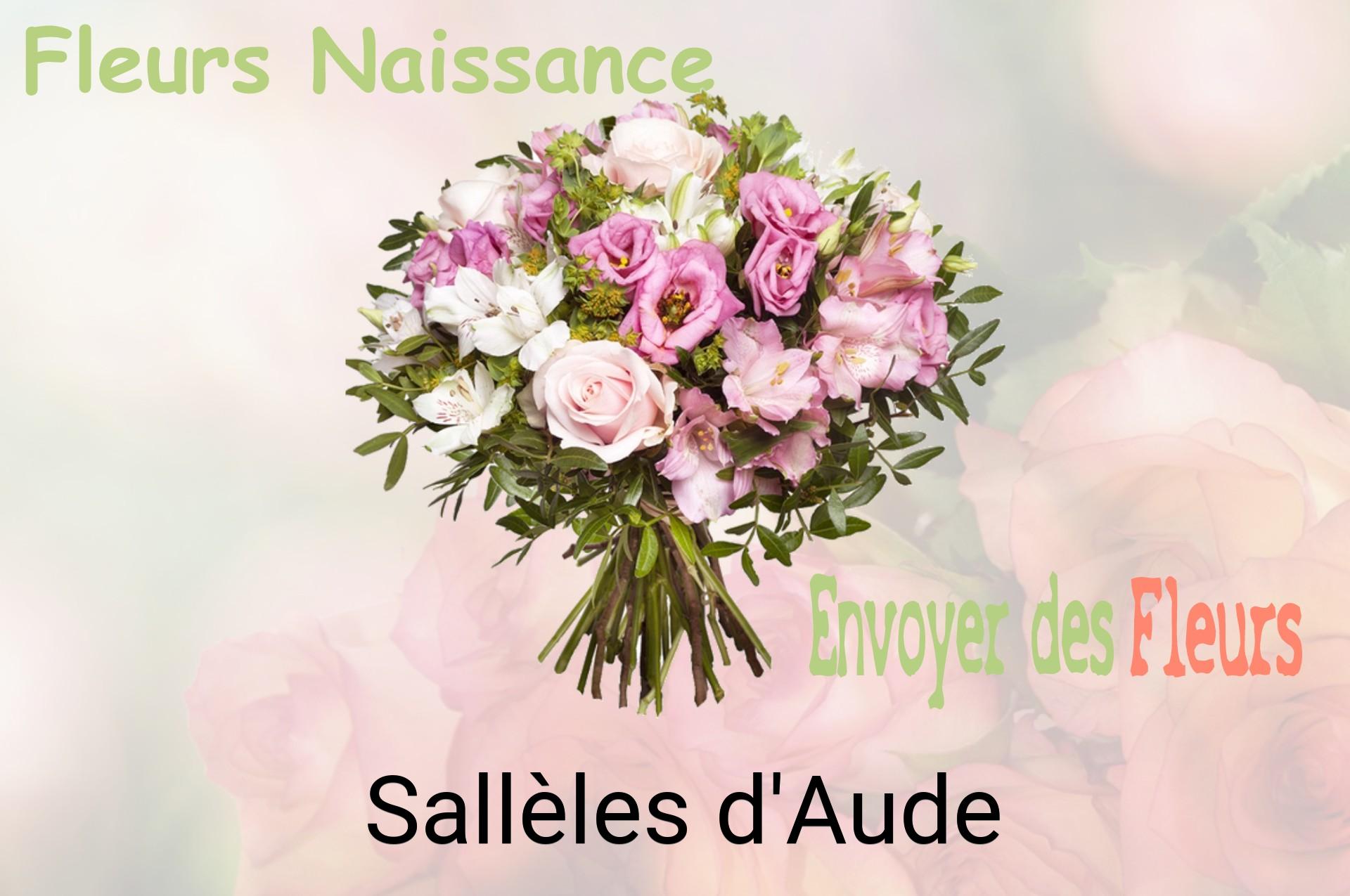 Bouquet de fleurs de naissance livré à Sallèles-d'Aude